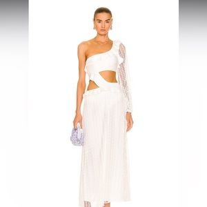 Patbo One Shoulder Cut Out Beach Dress